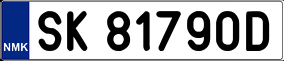 Truck License Plate